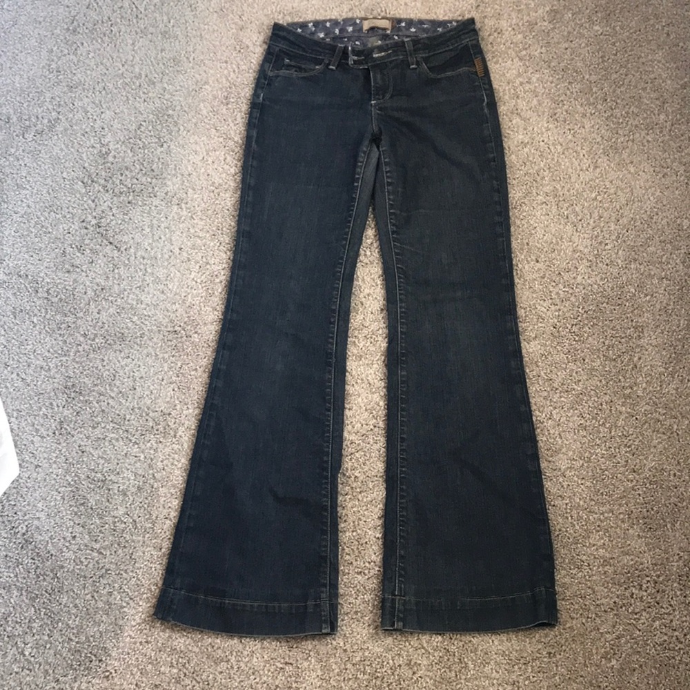 Paige Low Rise Trouser/Flare Jeans